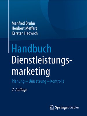 cover image of Handbuch Dienstleistungsmarketing